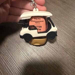 Bath & Body Works Golf Cart Key Holder - White and Black